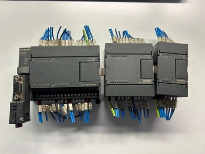 Siemens Simatic S7-200 CPU224 214-1AD23-0XB0 + 221-1BH22-0XA0 + 222-1BF22-0XA0  - Immagine 1 di 4