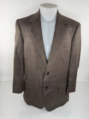 ROPA OXFORD - LANA MERINO / SEDA Rayas US 42 R Chaqueta Blaze - EXCELENTE Foto 1 de 4