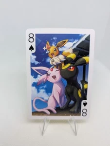 Eevee Umbreon Espeon Friends 8 Pokemon Playing Poker Card Nintendo - NM - Picture 1 of 3