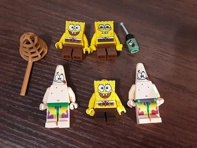 LEGO PATRICK STAR & SPONGEBOB MINIFIGURES FROM SPONGEBOB SQUAREPANTS lot - Image 1 of 4