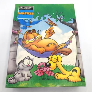 Vintage Garfield Puzzle 100 Piece Jigsaw Puzzle 1979 Complete - Picture 1 of 5