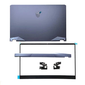New Lcd Back Cover/Bezel/Hinge For MSI GE76 GP76 Raider 10UE/11UH/11UG/12UE/12UH - Afbeelding 1 van 24