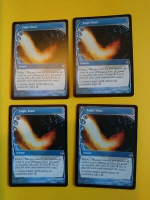 MTG Logic Knot. 4 card instant Future Sight Playset 4 cards as pics - Image 1 of 4