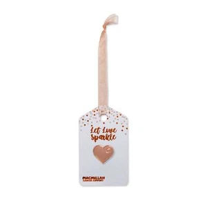 Macmillan Cancer Support Rose Gold Heart Charity Wedding Favour Badge (Pack of 1 - Picture 1 of 1