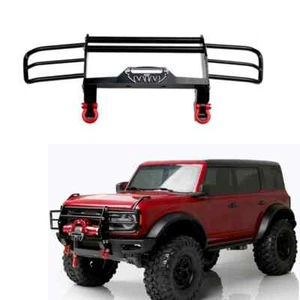 Metal Front Bumper 1/10 For Traxxas 2021 Ford Bronco TRX-4 RC Crawler Car Toys - Picture 1 of 24