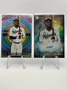 CRISTHIAN VAQUERO BOWMAN INCEPTION PRIMORDIAL AUTO 44/99 & BASE #PPA-CV #5 C - Picture 1 of 3