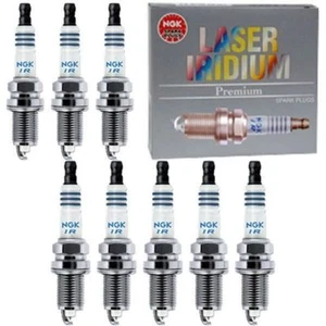 8 pcs - GENUINE OEM NGK Laser Iridium Spark Plugs #4589 Toyota Lexus IFR6T-11 - Picture 1 of 3