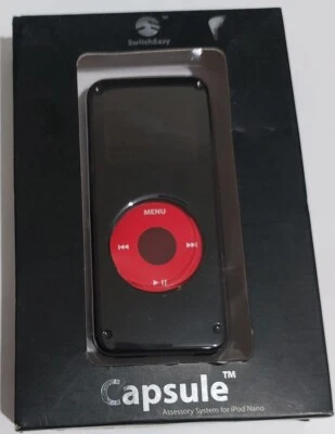 NEW SWITCHEASY CAPSULE BLACK AMBER PROTECTIVE CASE with LANYARD - Image 1 of 2