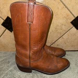 Lucchese L6619 Brown Leather Cowboy Western Boots sz 9 E ENVÍO GRATIS - Imagen 1 de 7