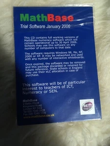 MathBase Trial Software January 2006 Curriculum Online - Afbeelding 1 van 2