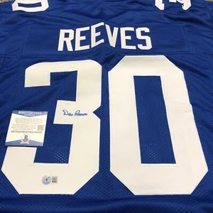 Von Dan Reeves signiertes individuelles blaues Football Trikot Cowboys AUTO BAS Beckett RIP - Bild 1 von 4