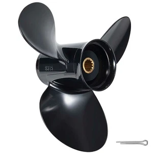 12 x 17 Outboard Propeller fit Evinrude 40-75HP 13 Spline Tooth 763462,RH - Foto 1 di 7