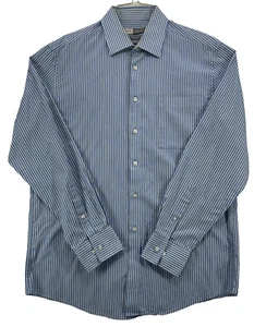 Joseph Abboud Men's Size L Long Sleeve Button Up Cotton Blend Wrinkle Free Shirt - Picture 1 of 9