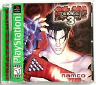 SONY PLAYSTATION 1 TEKKEN 3 PS1 VIDEO GAME COMPLETE GREATEST HITS BLACK LABEL
