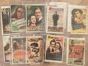 | IBERMONEDA| 32 folletos de cine, interesantes. Años 50. MBC