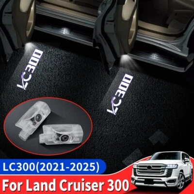 For 2021-2025 Toyota Land Cruiser 300 Accessories LED Car Door Welcome Light - Image 1 of 4