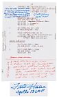 Fred Haise Signed A13 Mid-Course Correction Burn Notes