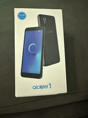 Alcatel 1 2021 8GB 4G SIM Free Smartphone -  Volcano Black 5033DR-2AALGB12 New.. - Image 1 of 4