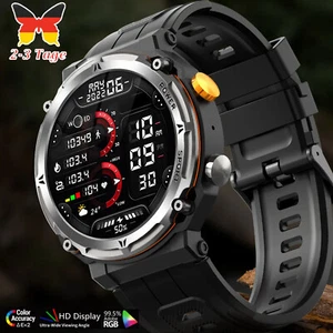 Für Samsung Huawei Xiaomi Smartwatch Armbanduhr Blutdruck Fitness Tracker Herren - Bild 1 von 23