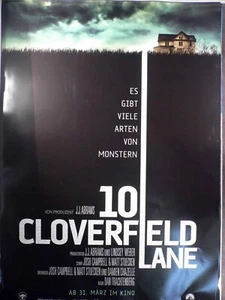 10 Cloverfield Lane - Filmposter A1 84x60cm gerollt - Foto 1 di 1