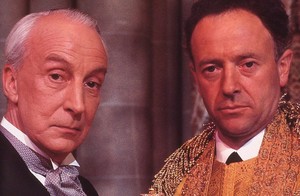 SLIDE IAN RICHARDSON MICHAEL KITCHEN ""HOUSE OF CARDS"" PRESS SLIDE N21