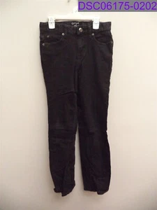 Boy's Size 12 Cat & Jack Straight Leg Denim Jean Adjustable Waist Black - Picture 1 of 7