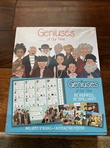 Geniuses of Our Time NEW SEALED Boxed Set 12 Paperbacks  1 Poster 2020 - Picture 1 of 2