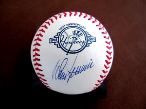 DON ZIMMER POPEYE 6X WSC 1955 DODGERS YANKEES SIGNED AUTO 100TH OML BASEBALL JSA - Picture 1 of 3
