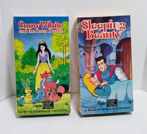 SONY KID'S VIDEO ANIMATED CLASSICS COLLECTION SEALED VHS CARTOON LOT SNOW WHITE - Picture 1 of 6