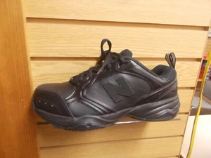 NEW BALANCE MEN'S SIZE 8 MX624 BLACK CROSS TRAINER, WALKER EXTRA WIDE 4E NEW - Picture 1 of 4