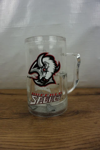 Buffalo Sabres Vintage Duckhouse Beer Mug - Glitter & Floater Middle Interior Cover