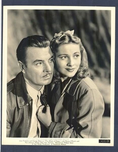 SCHÖNE JOAN FONTAINE + HÜBSCHER GEORGE BRENT - NEUWERTIGER ZUSTAND 1944 DBLWT - Bild 1 von 1