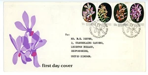1976 Singapore Orchids first day cover - Picture 1 of 1