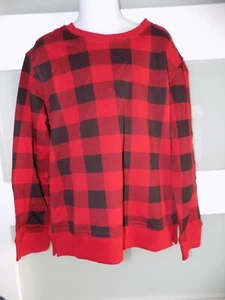 Art & Eden Buffalo Checkered Sweatshirt Size 7 Youth NEW - Picture 1 of 3