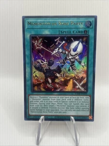 Yu-Gi-Oh! *MISPRINT* HALF NAME - Mementotian Bone Party - RA04-EN099 - Stampede - Picture 1 of 2