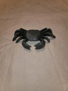 Cast Iron Crab Garden Pond Figurine Paperweight Rustic Green Nautical Decor - Picture 1 of 4