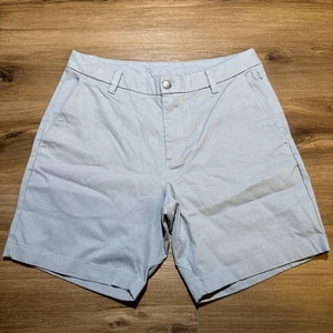 Lululemon Commission pantaloncino uomo vestibilità classica 32 blu chiaro chino Oxford 7" - Foto 1 di 11
