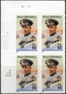 US Scott #3330 "Billy Mitchell", UL Plate Block of 4,  MNH - Picture 1 of 1