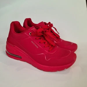 Skechers Shoes Womens 8.5 Red Million Air-Elevated Air Fashion Sneakers Trainers - Picture 1 of 8
