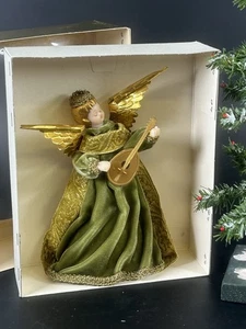 863/25  Weihnachtsschmuck Christbaumschmuck Rauschgoldengel Spitze - Picture 1 of 5