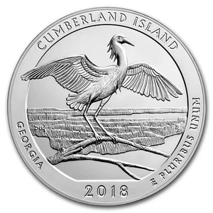 2018 5 oz Silver ATB Cumberland Island National Seashore, GA - Picture 1 of 6