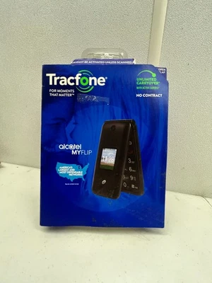 Alcatel My Flip A405DL Flip Phone 4G LTE New in Package - Image 1 of 2