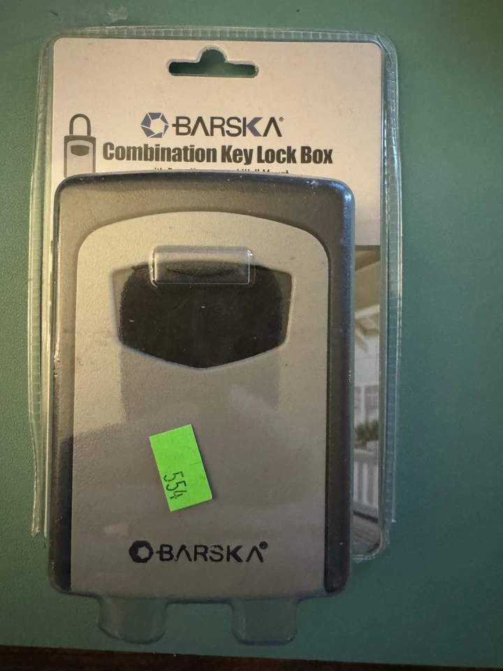 Barska Security Key Safe Combination Lock Box with Door Hanger & Wall Mount - Image 1 of 2