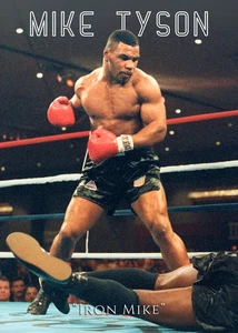 Mike Tyson Vintage Boxing Photo - Iron Mike Collectible - 5x7 Glossy Photo - Picture 1 of 4