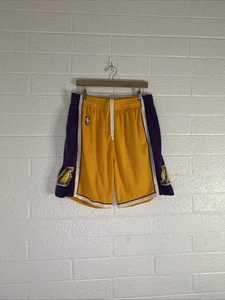 Los Angeles Lakers Mitchell & Ness 09-10 NBA Home Swingman Shorts Men's SZ L NWT - Picture 1 of 10