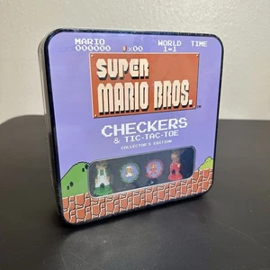 Nintendo Super Mario Bros. Dama e Tic-Tac-Toe Edizione da Collezione - Sigillato - Foto 1 di 4