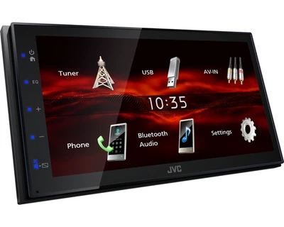 JVC KW-M180BT 6.8" Bluetooth Android Mirroring Stereo Double DIN head unit - Image 1 of 3