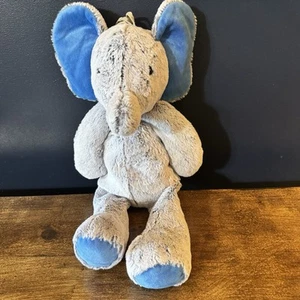 Pottery Barn Baby Elephant Stuffed Animal Gray #H612 Nursery Plushie Floppy Soft - Imagen 1 de 13