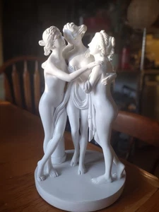 Canova's Three Graces Nude Sculpture For Hearst Castle Reproduction  - Picture 1 of 19