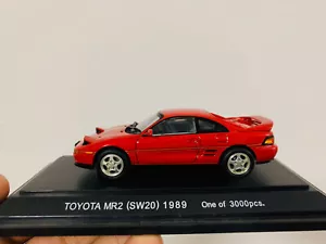 Ebbro Toyota Mr2 SW20 1989 Lampada Flip Rossa Scala 1/43 Modello Fuso Auto - Foto 1 di 6